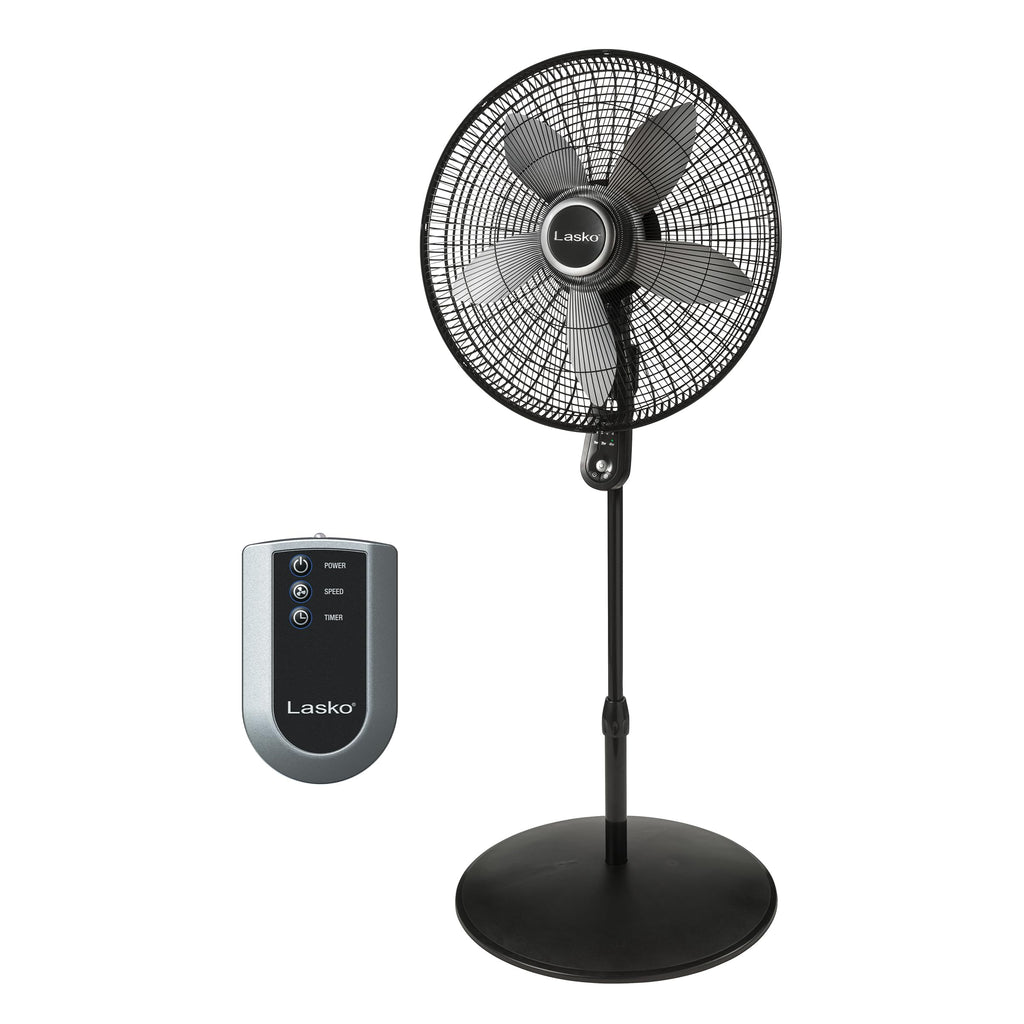 Oscillating Pedestal Fan 20" Black N8833