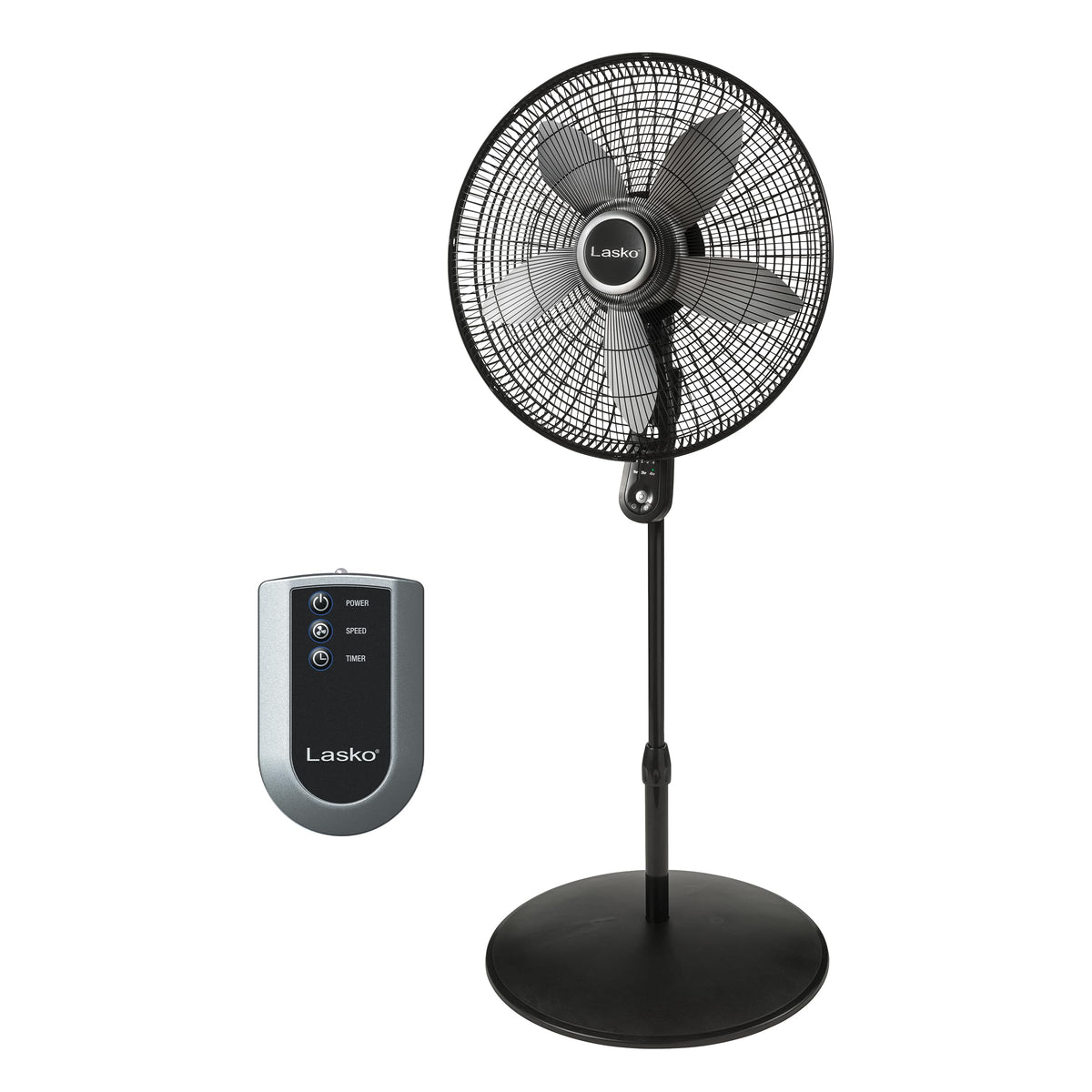 Oscillating Pedestal Fan 20" Black N8833