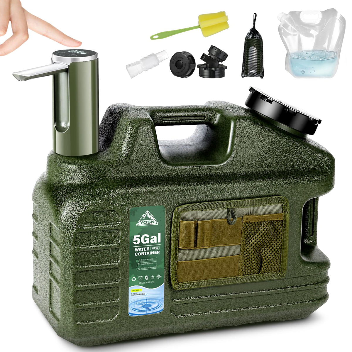 5 Gallon BPA Free Water Jug with Pump and Spigot Y9179