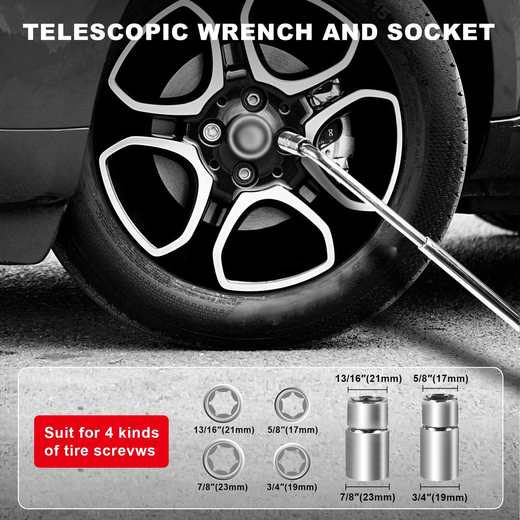 2 Ton Scissor Car Jack with Lug Wrench K18135