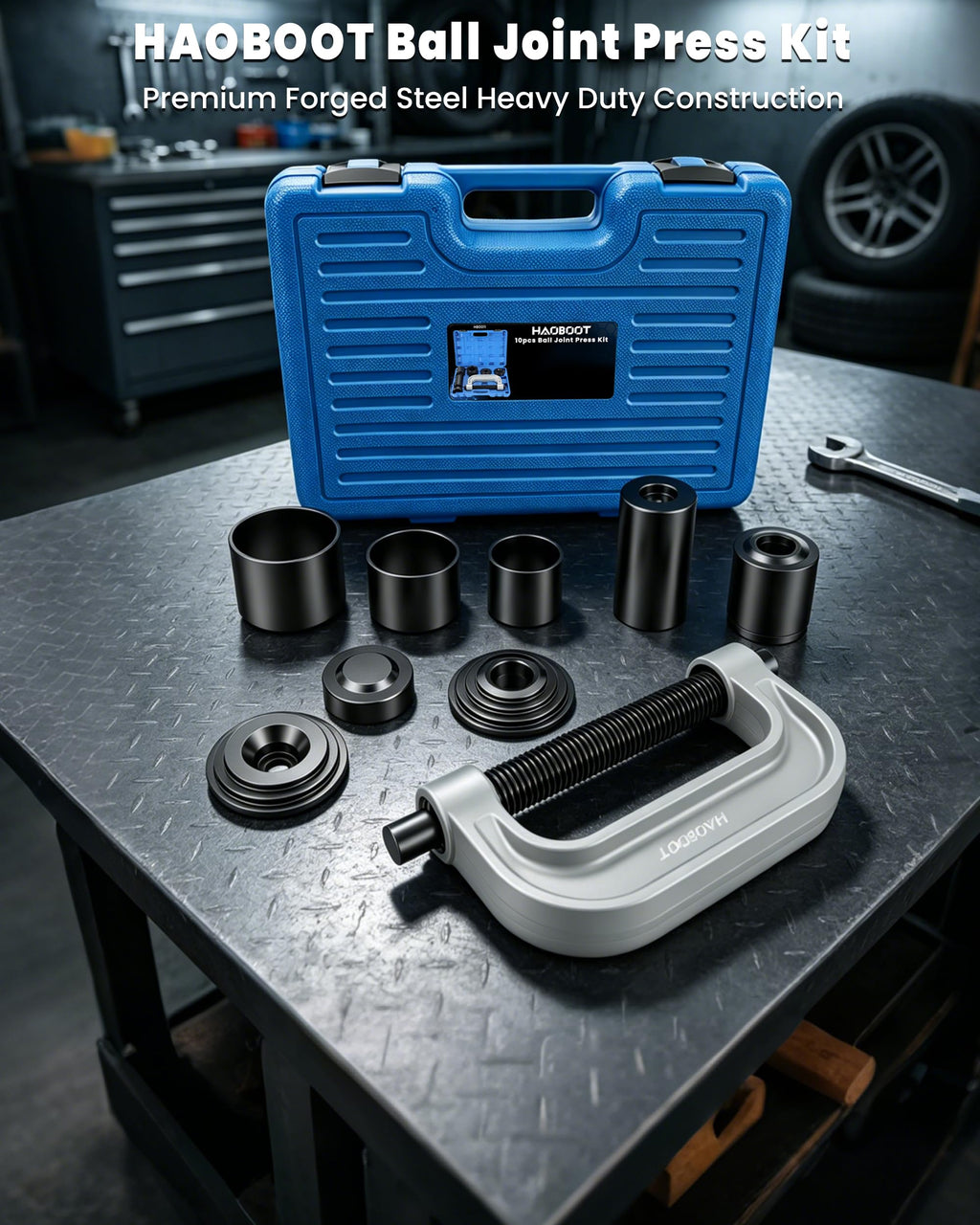 10pcs Ball Joint Press Kit U Joint Removal Tool M8187