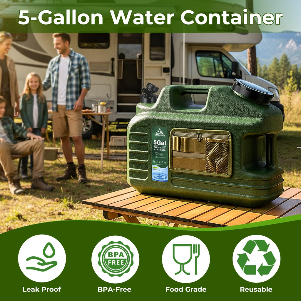 5 Gallon BPA Free Water Jug with Pump and Spigot Y9179