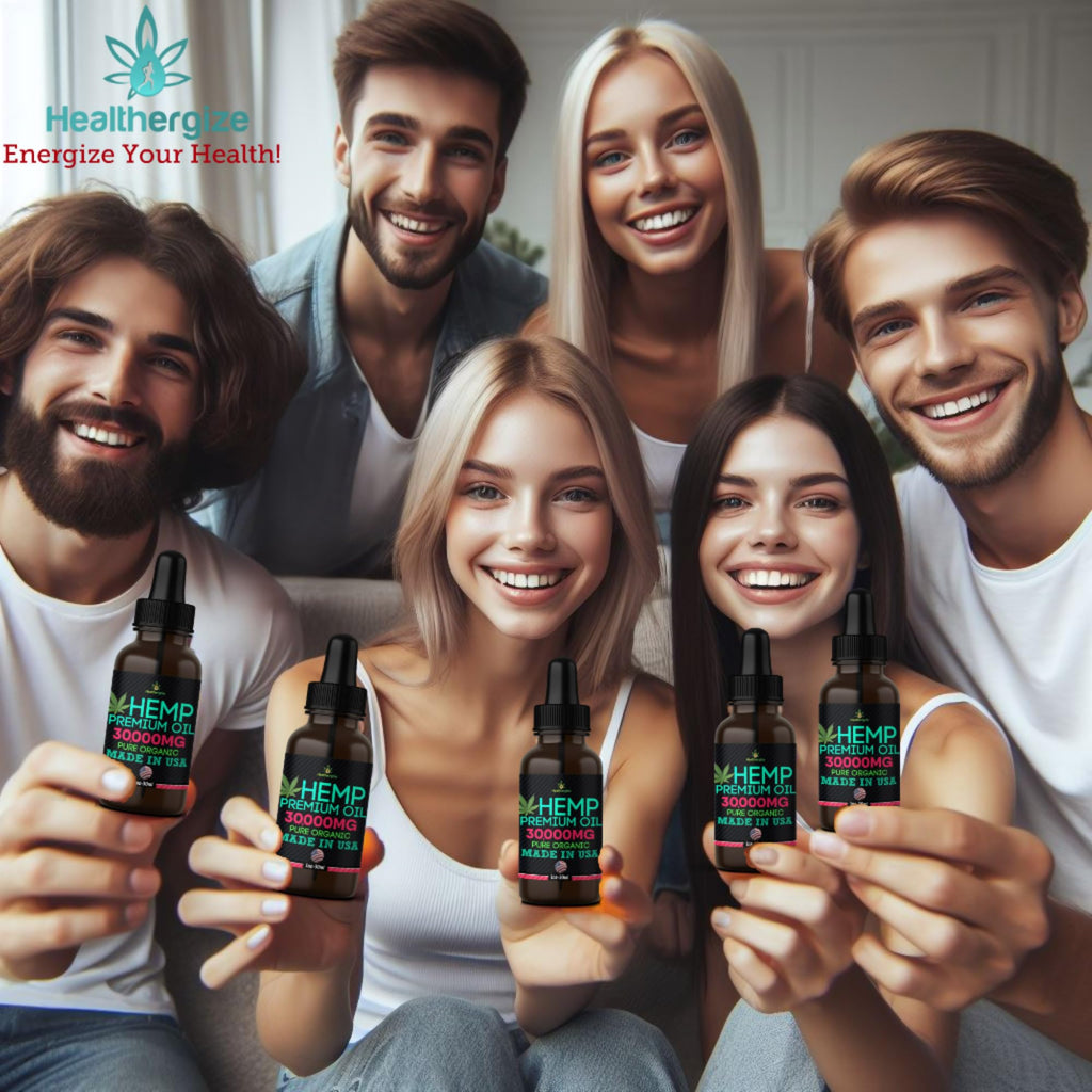Hemp Oil Drops 5 Pack Cold Pressed Vegan G737