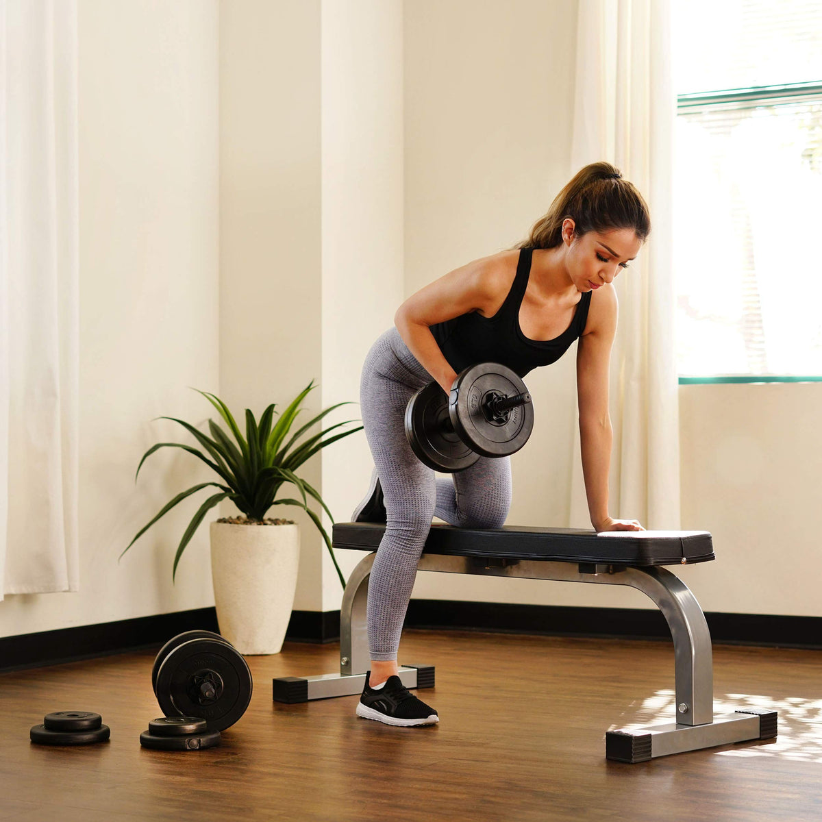 40 Lb Vinyl Dumbbell Set Hand Weights Z243