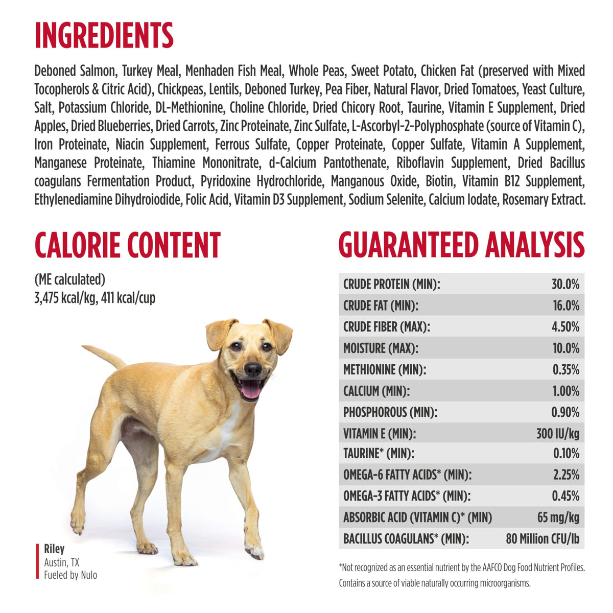 Salmon & Peas Grain Free Dry Dog Food Q13599