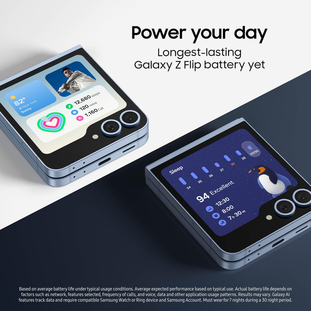 Galaxy Z Flip 6 256GB Blue Smartphone V609538