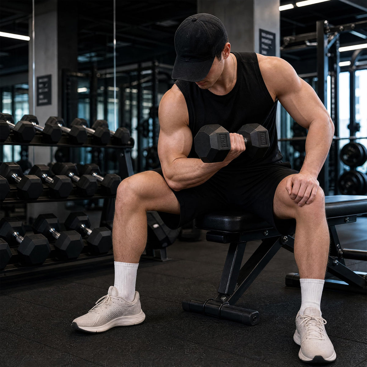 Dumbbell Set with Rack X7680