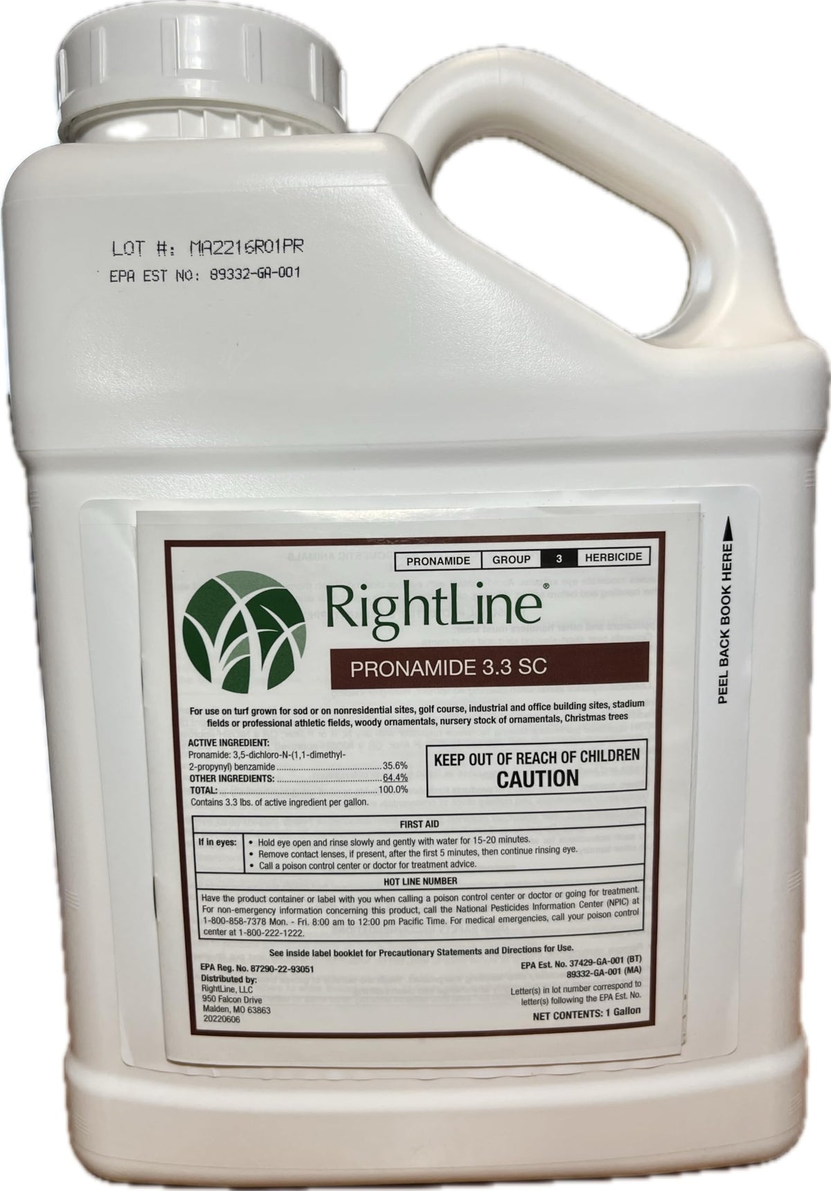 3.3 SC Herbicide 1 Gallon R7082
