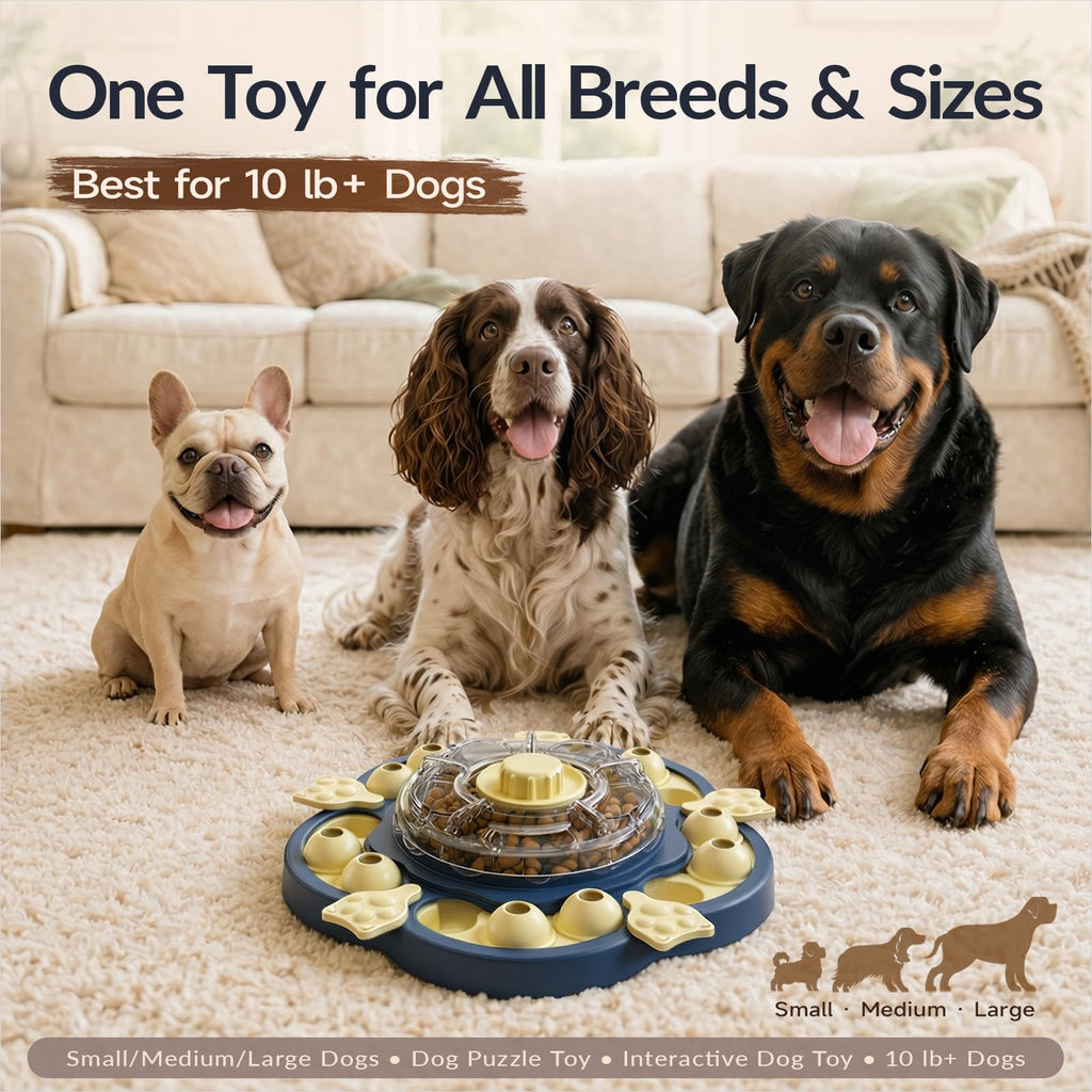 3-Level Dog Puzzle Toy Treat Dispenser L821041