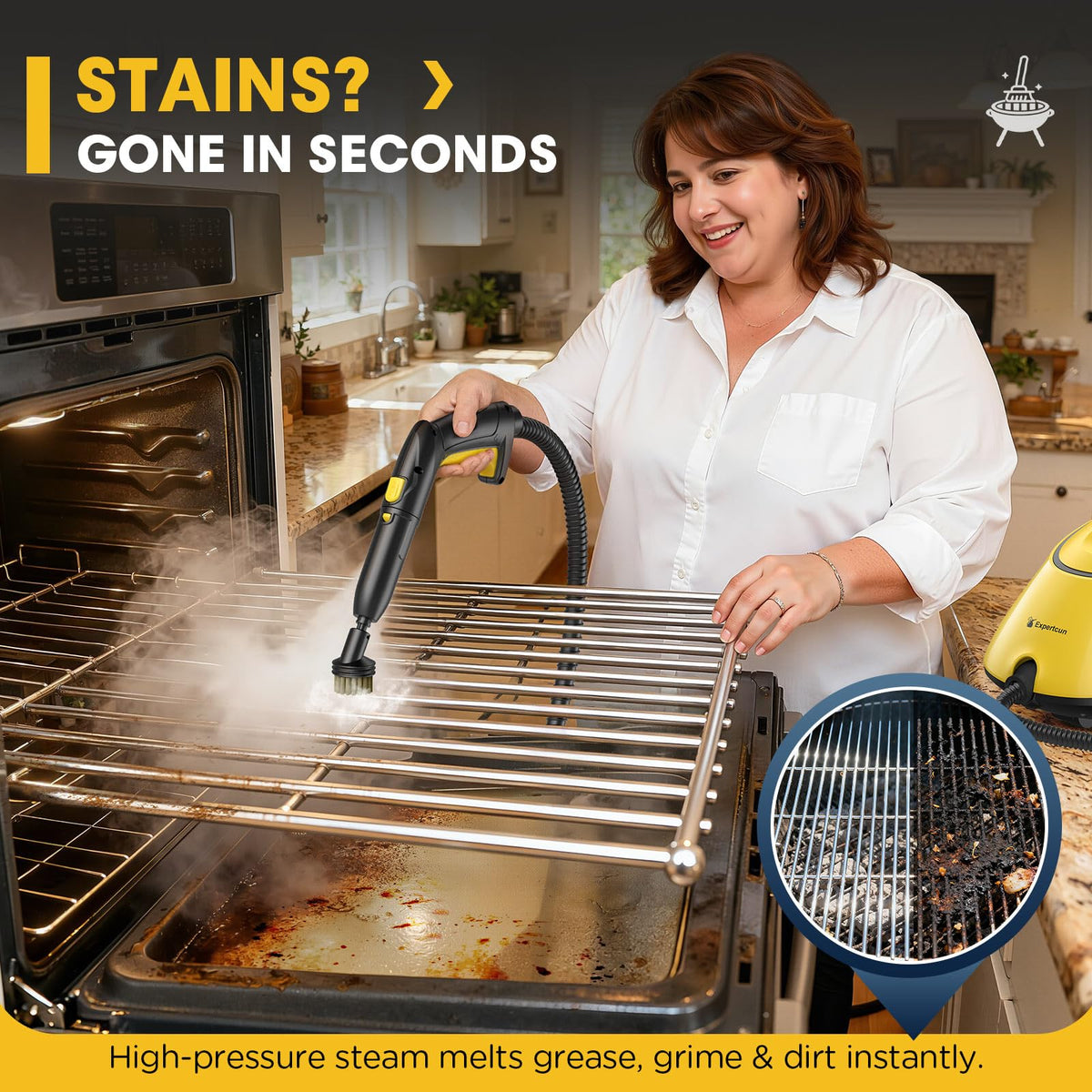1500W Steam Cleaner with 26 Accessories Y343161