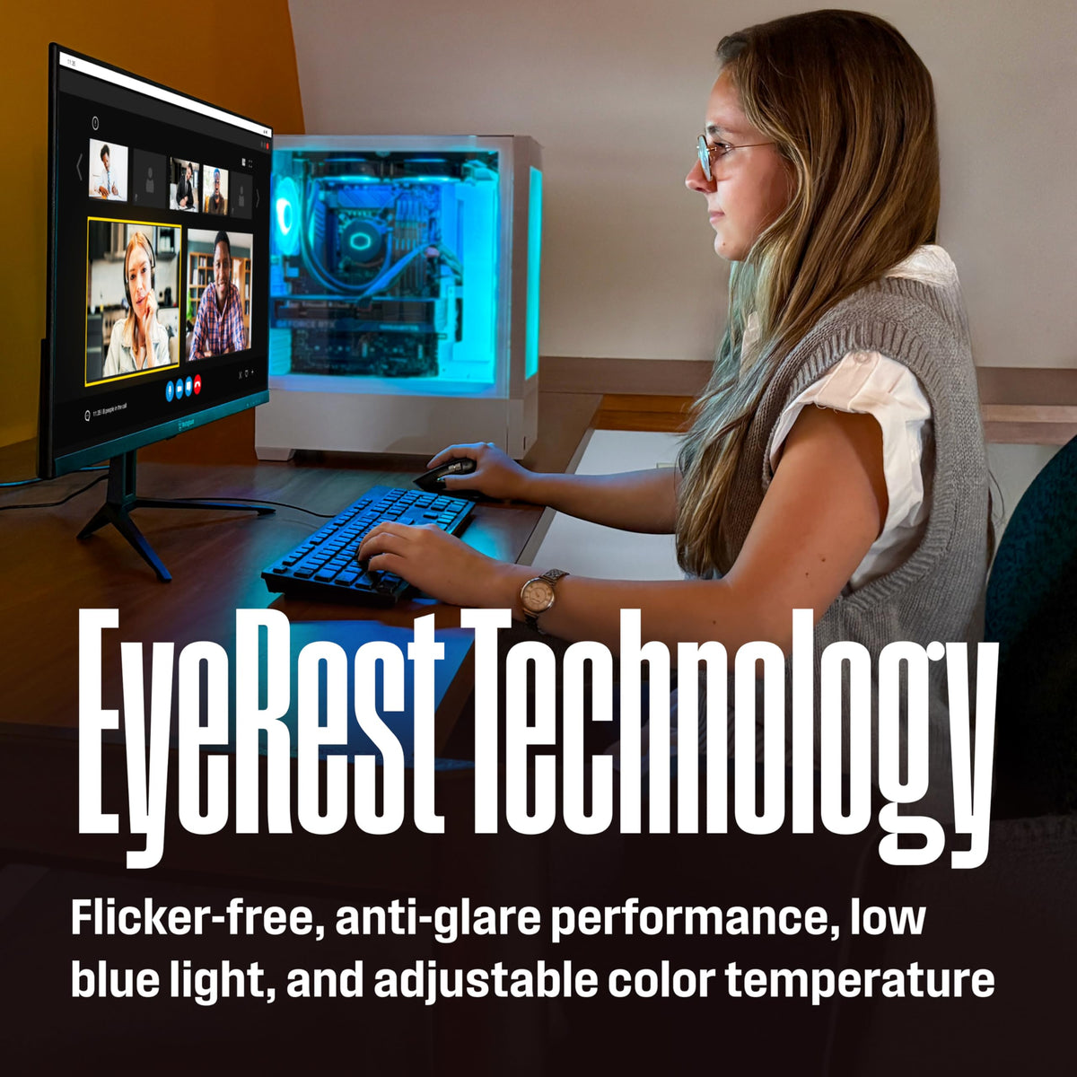 22 Inch FHD 1080P IPS 120Hz Gaming Monitor U9495