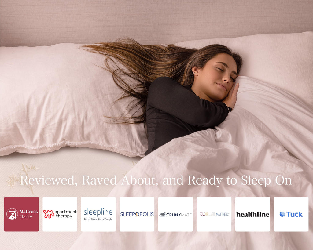 Queen Size 6 inch Memory Foam Trifold Mattress M438121