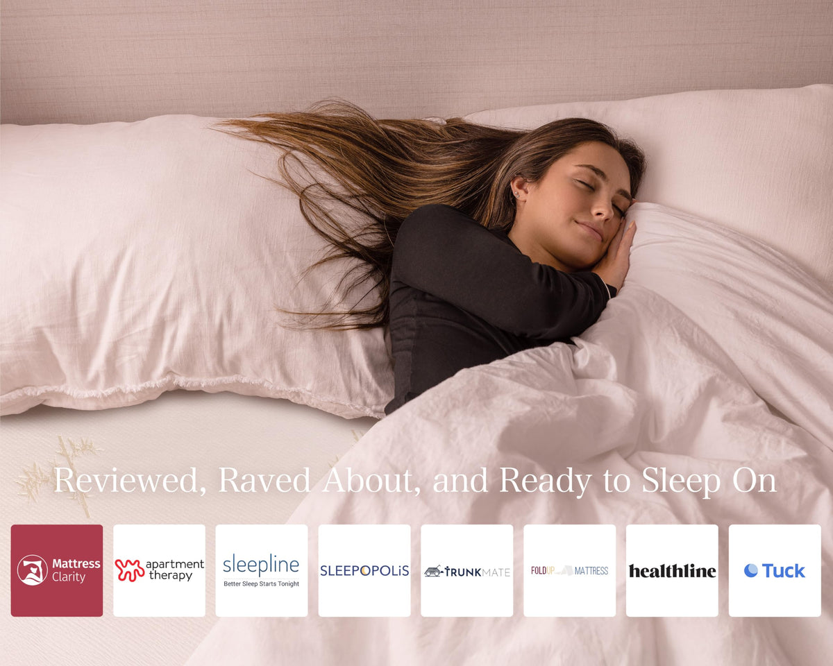 Queen Size 6 inch Memory Foam Trifold Mattress M438121