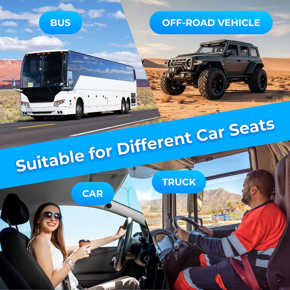 Elevated Car Seat Cushion E8327