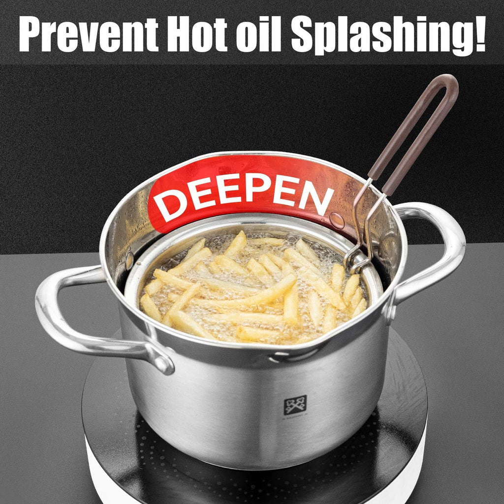 4.0L Deep Fryer Pot with Basket and Lid E330088