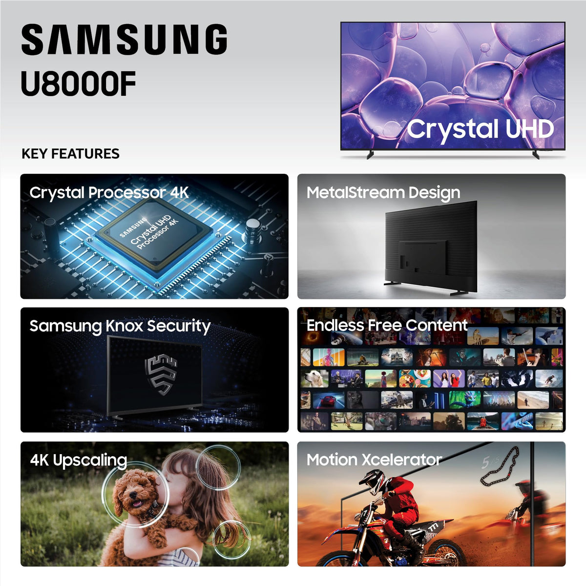 43-Inch Crystal UHD 4K Smart TV Z368571