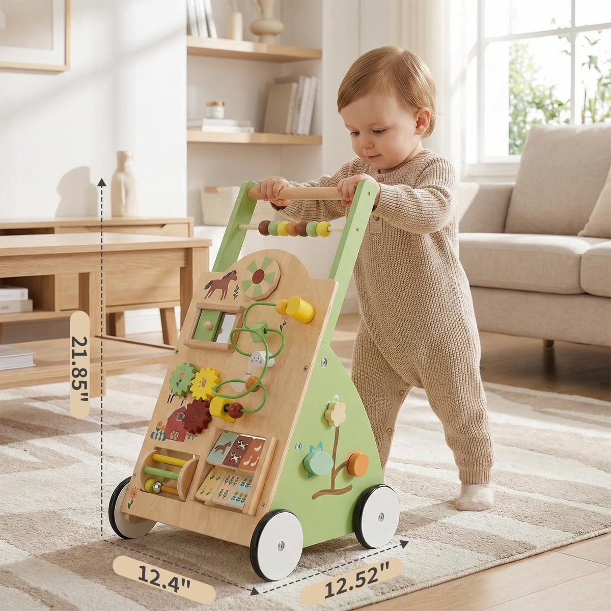 Wooden Baby Push Walker D1317