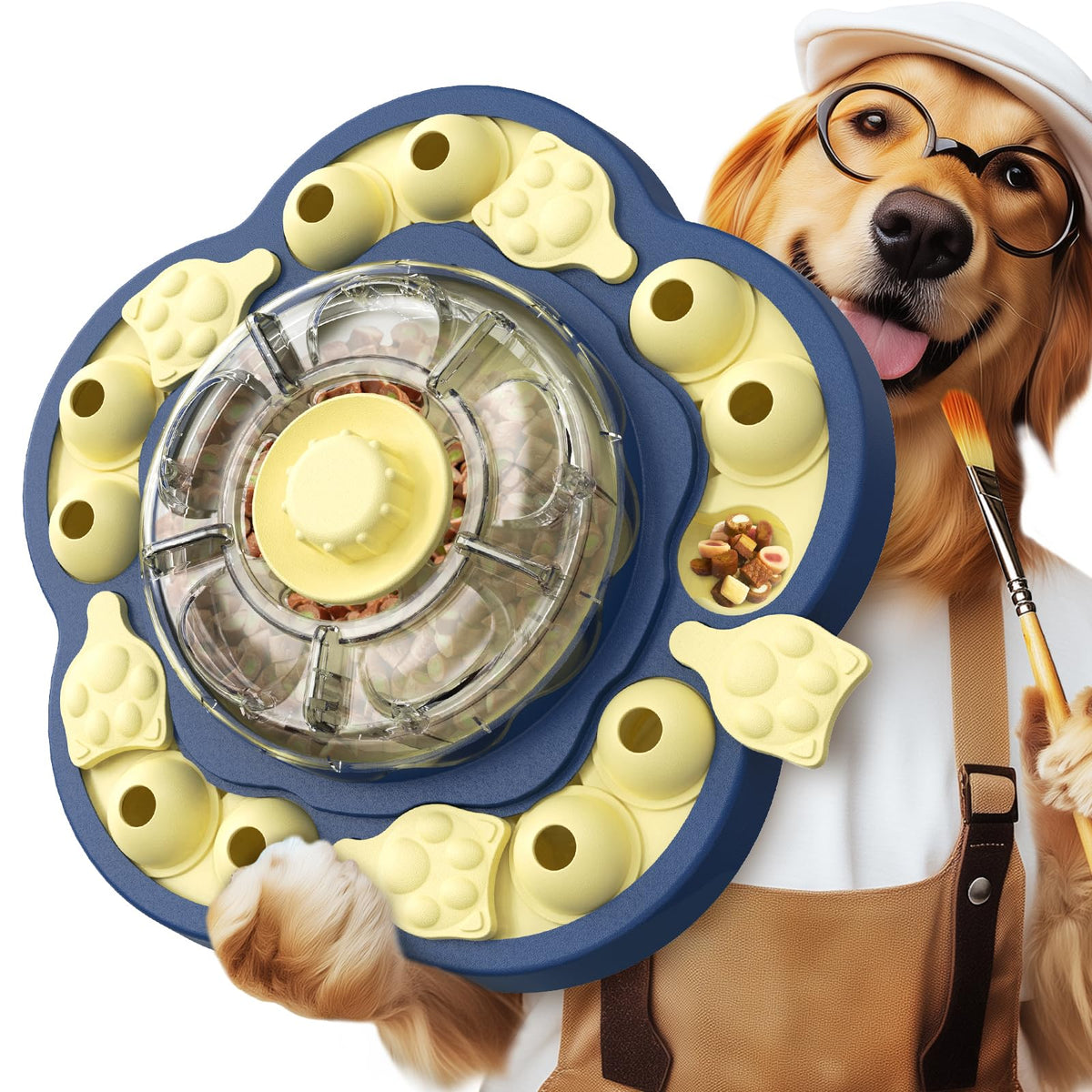 3-Level Dog Puzzle Toy Treat Dispenser L821041