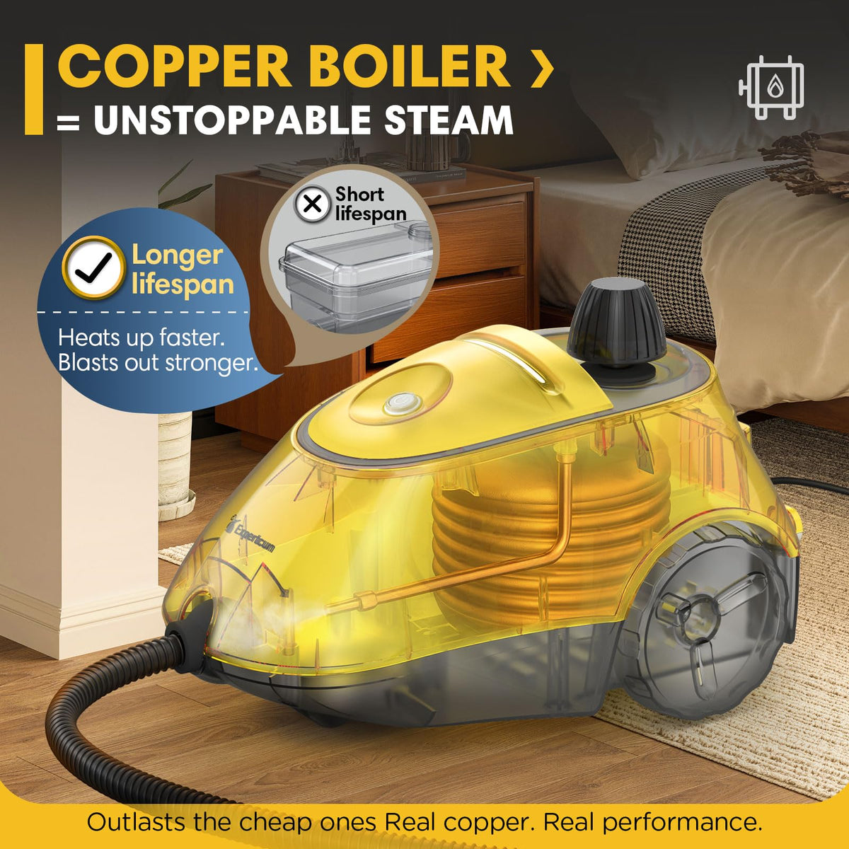 1500W Steam Cleaner with 26 Accessories Y343161
