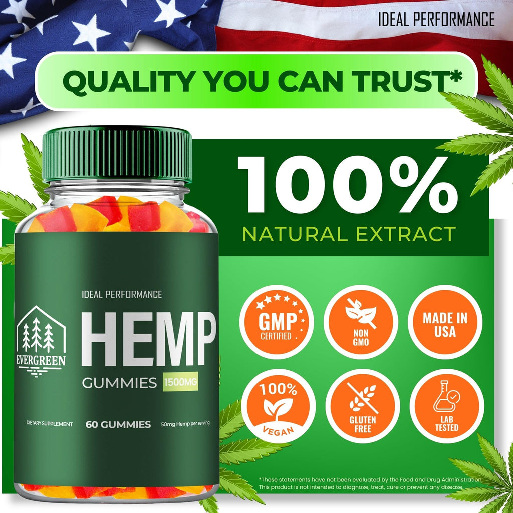 Maximum Strength All Natural Hemp Gummies 5 Pack Z26342