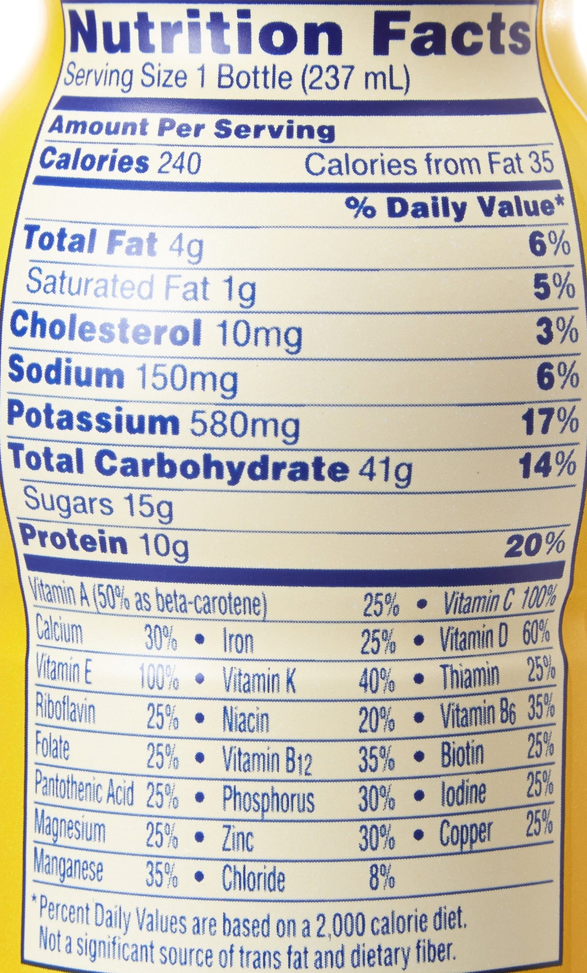 Chocolate Nutritional Drink 8 oz Bottle 24 Ct I98680
