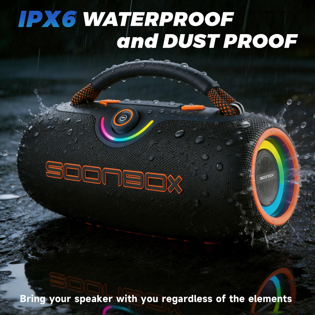 Black Portable Bluetooth Speakers W969000