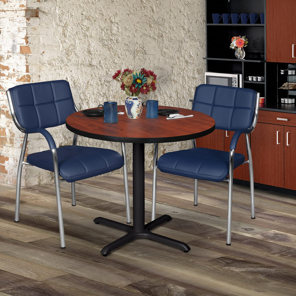 Round X-Base Breakroom Table X529