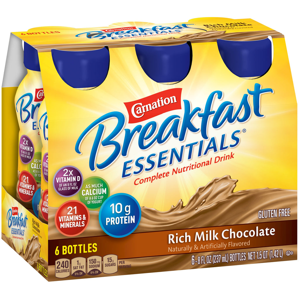 Chocolate Nutritional Drink 8 oz Bottle 24 Ct I98680